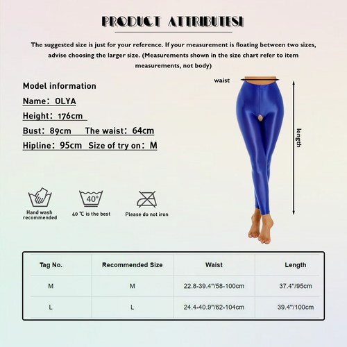 Pantalones para mujer Pantalones de entrepierna abiertos Ropa interior Pantimedias elásticas Prendas para club nocturno Medias - Imagen 44 de 69