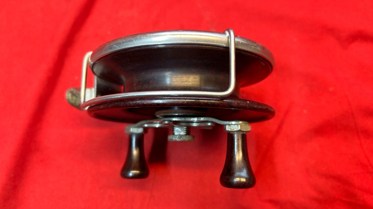 Vintage Alvey Sea Fishing Reel On Off Ratchet Line Guide & Drag