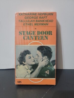 HTF 1943 MOVIE STAGE DOOR CANTEEN VHS KAY KYSER  RAY BOLGER  HARPO MARX  HEPBURN