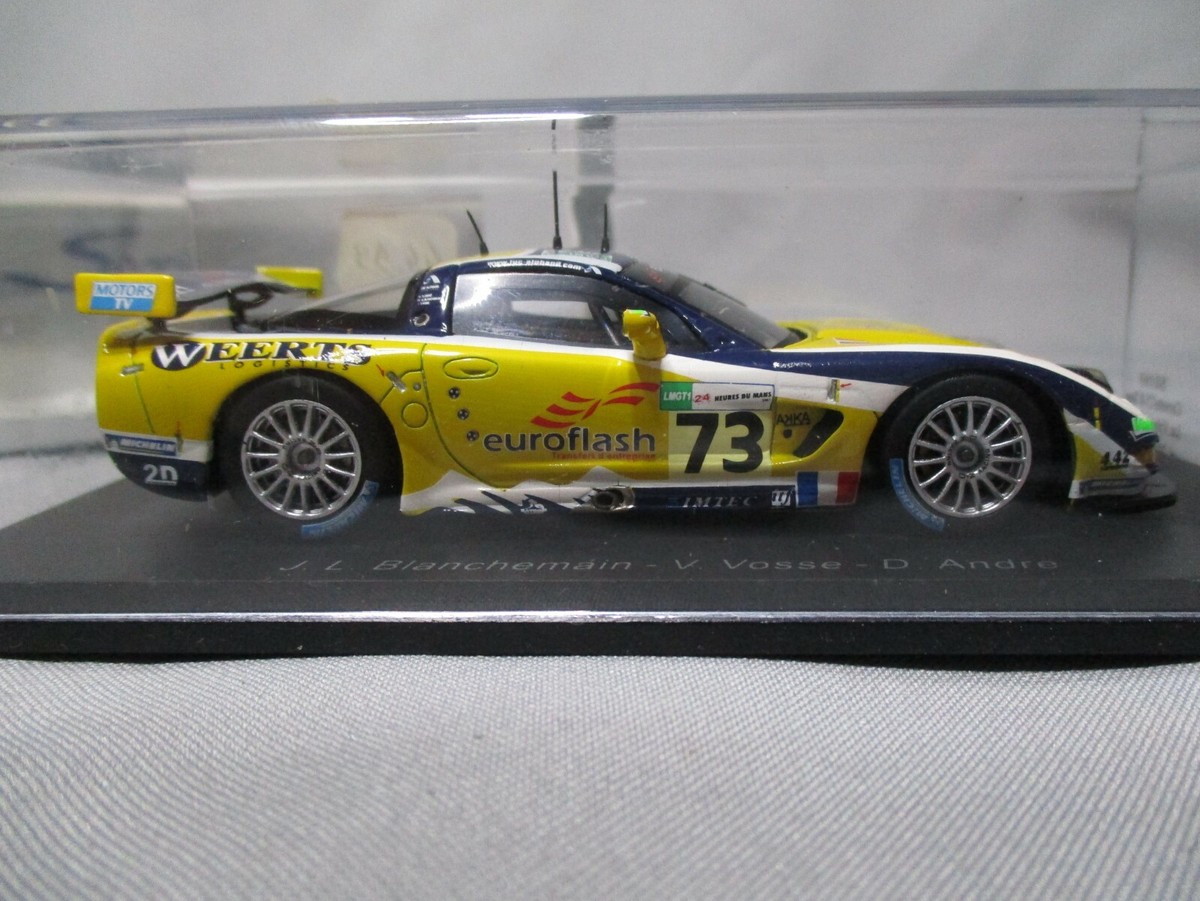 Spark Corvette C5-R N°73 – 24H Mans 2007 – Euroflash – 1/43 – Occasion