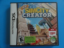 NINTENDO DS SIM CITY CREATOR CASE NO GAME OR MANUAL INCLUDED