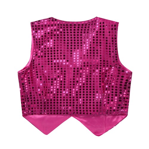Men's Shiny Sparkly Sequins Vest Slim Fitted Tank Tops Sleeveless Clubwear Shirt - Picture 72 of 97