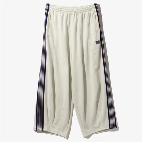 Needles track Butterfly embroidery Straight-leg fat pants Casual sports Wide-leg - Picture 12 of 24