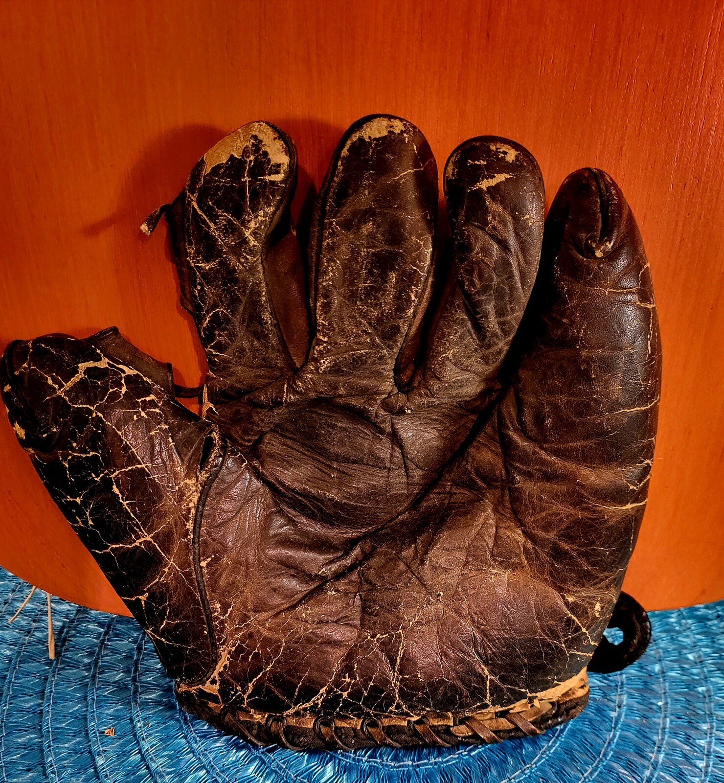 Vintage 1930s/1940s Dubow & Unidentified Leather Baseball Gloves eBay