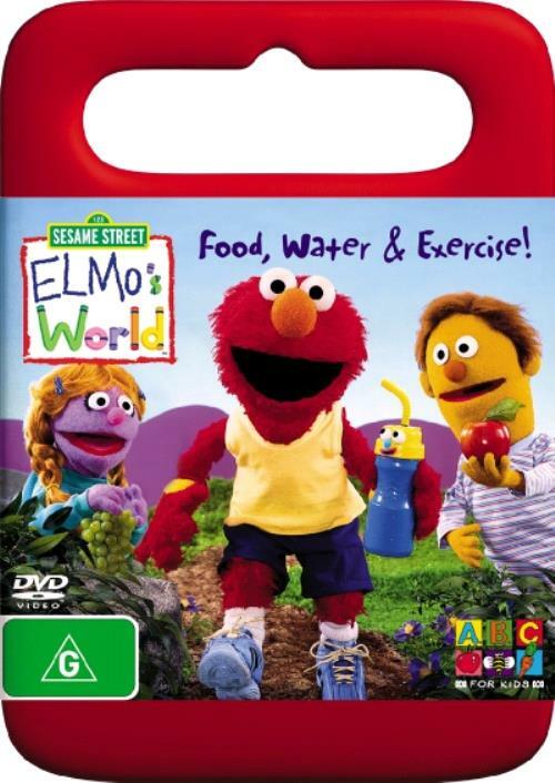 Sesame Street Elmo's World Food, Water & Exercise (DVD, 2006) for