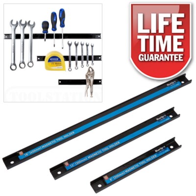 3 STCK MAGNETLEISTE WERKZEUG HALTER AUFBEWAHRUNG RACK SYSTEM ORGANISER SCHIENEN 8'' 12'' & 18''