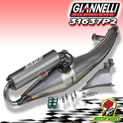 31637P2 Schalldämpfer GIANNELLI Genehmigt Extra V2 Gilera Runner' 97-01