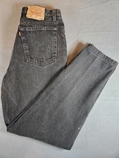 Vintage Levis Jeans Sz M Red Tab 30x30 501 Straight Denim Mom 90s Made in USA