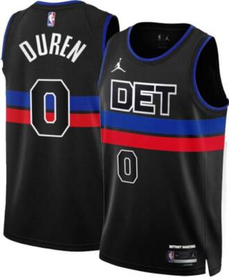 Detroit Pistons ユニフォーム 2XL Detroit Pistons Jalen Duren Jordan Black NBA Swingman Jersey