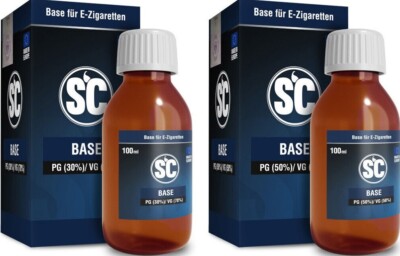 SC Basen 10ml / 50ml / 100ml   1er & 2er Pack   DIY Liquid E-Zigarette NEU