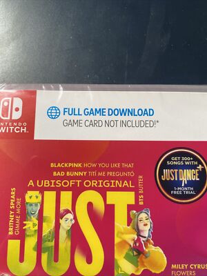NEW JUST DANCE 2024 NINTENDO SWITCH (CODE IN BOX/NO CART