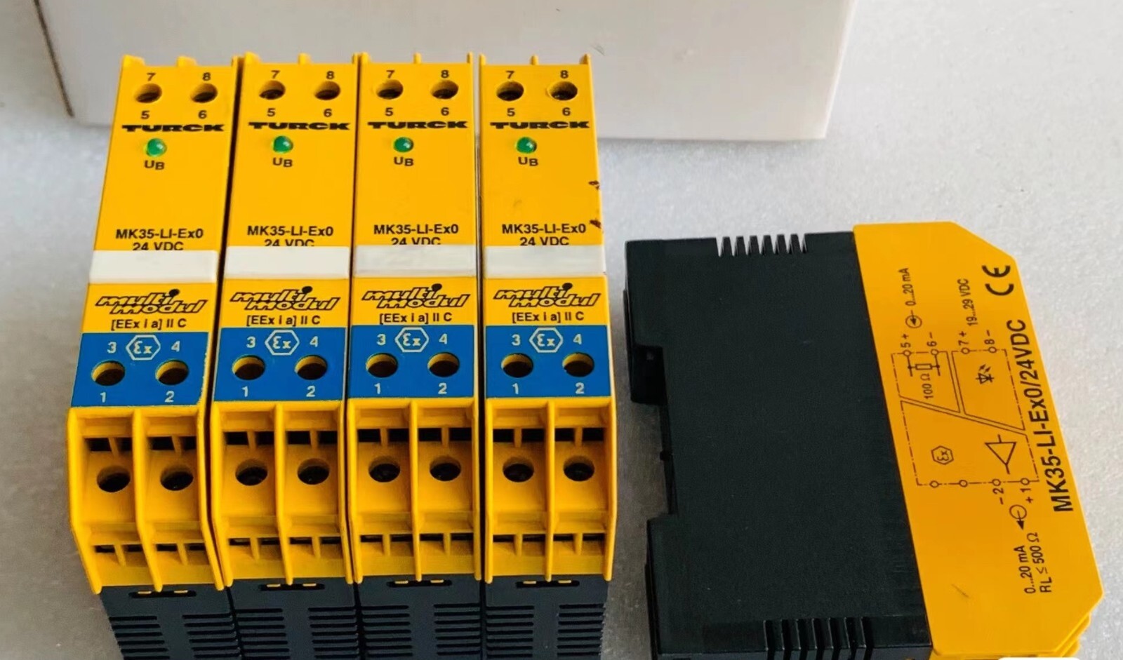 1pc USED TURCK MK35-LI-EX0/24VDC Safety Barrier TESTED #VPT0 CH