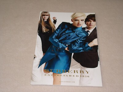 BURBERRY ESTABLISHED 1856 SUPPLEMENT AD