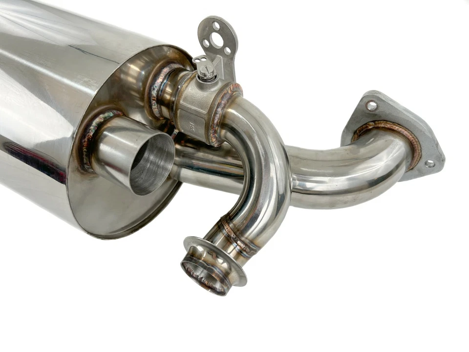 Центральная спортивная выхлопная труба Porsche 991.1 Carrera 3,4 л 3,8 л основание или PSE 12-16 без клапана - Изображение 3 из 4