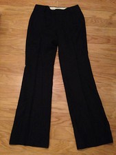 Banana Republic Jackson Fit Grey Wool Stretch Lined Dress Work Pants 2 EUC