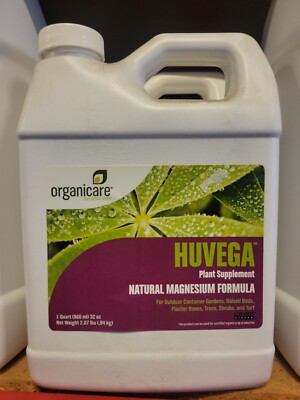 Organicare 1 Quart Huvega Plant Supplement Natural Magnesium Formula OMRI Listed