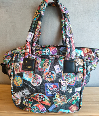 tokidoki x LeSportsac Giramondo Tote Shoulder Bag Women's Purse