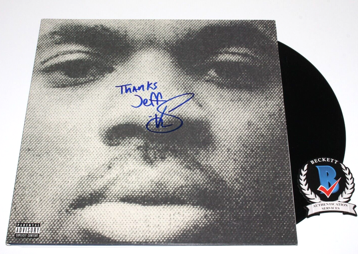 VINCE STAPLES SIGNED SELF TITLED ALBUM VINYL RECORD BECKETT COA