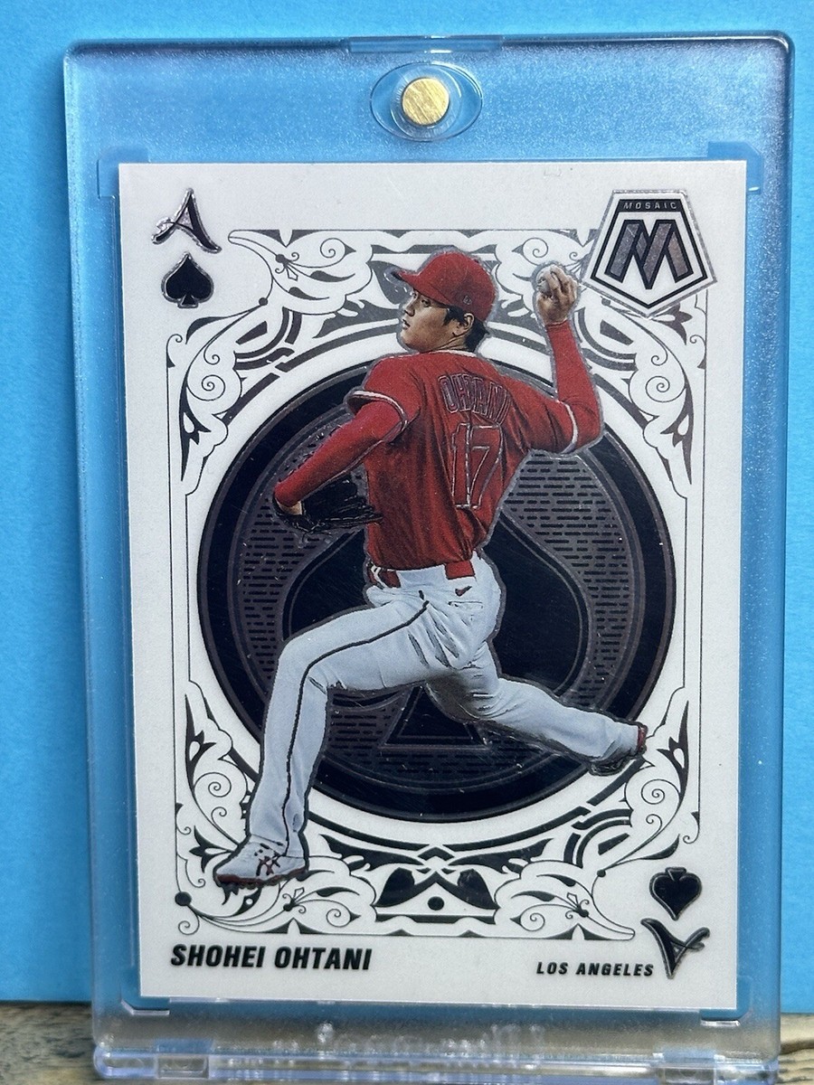 Shohei Ohtani ACES SILVER CHROME FOIL CARD SSP 2022 Mosaic SHOHEI