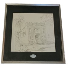 Knights of Columbus Print Charleston SC Charlotte Aimar Simmons McQueeney Sketch