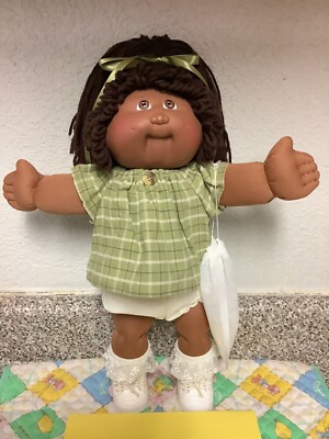 RARE 25th Anniversary Cabbage Patch Kid Girl African American Head Mold #2 