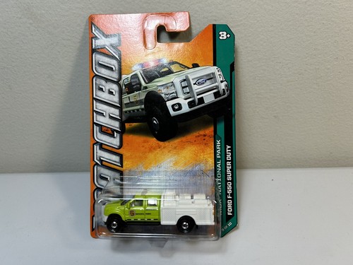 Matchbox 2012 #110 National Parks Lime Green Variant Ford F-550 Super Duty Rare - Picture 2 of 2