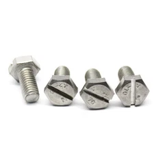 10Pcs M4 M5 M6 Stainless steel slotted head screws word hex hexagon bolts GB29.1