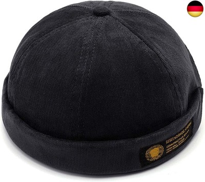YAMEE Docker-Cap Herren Docker Mütze Damen Seemannsmütze Hafenmütze Herrenmütze 
