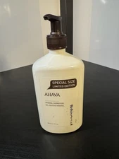 AHAVA Mineral Body Lotion Special Size 17 oz 500 ml, Jumbo Size Bottle w/ Pump