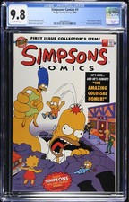 The Simpsons #1 Bill Morrison Cover/Art CGC 9.8