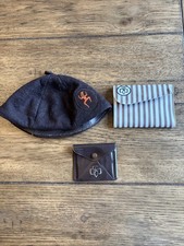 Vintage 1970  s Brownie Hat, Coin Purse, Wallet