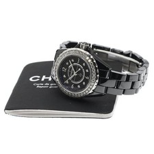 Chanel J12 H2571 29mm Ceramic Black Dial Quartz Watch #C3751
