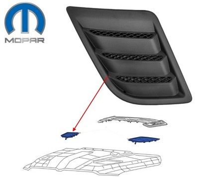 Blende rechts Motorhaube Ram 1500 2500 3500 Bj:19-25 (Gen.5) Beschädigt
