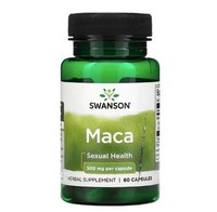 Swanson Maca 500Mg 60 Kapseln NahrungsergäNzung