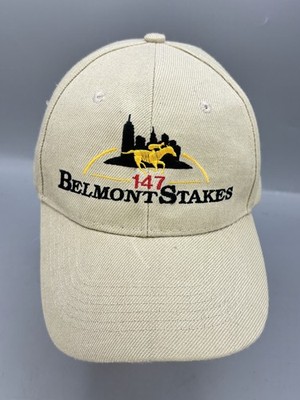 Belmont Stakes 147 Cap Mens One Size Beige Wool New York June 6 2015 Adjustable
