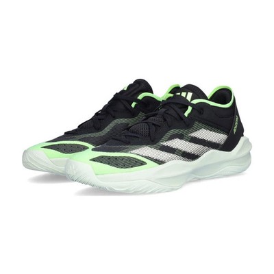 adidas Adizero Select 2.0 Basketball Shoes Men  Sz 9.5 Core Black White Green
