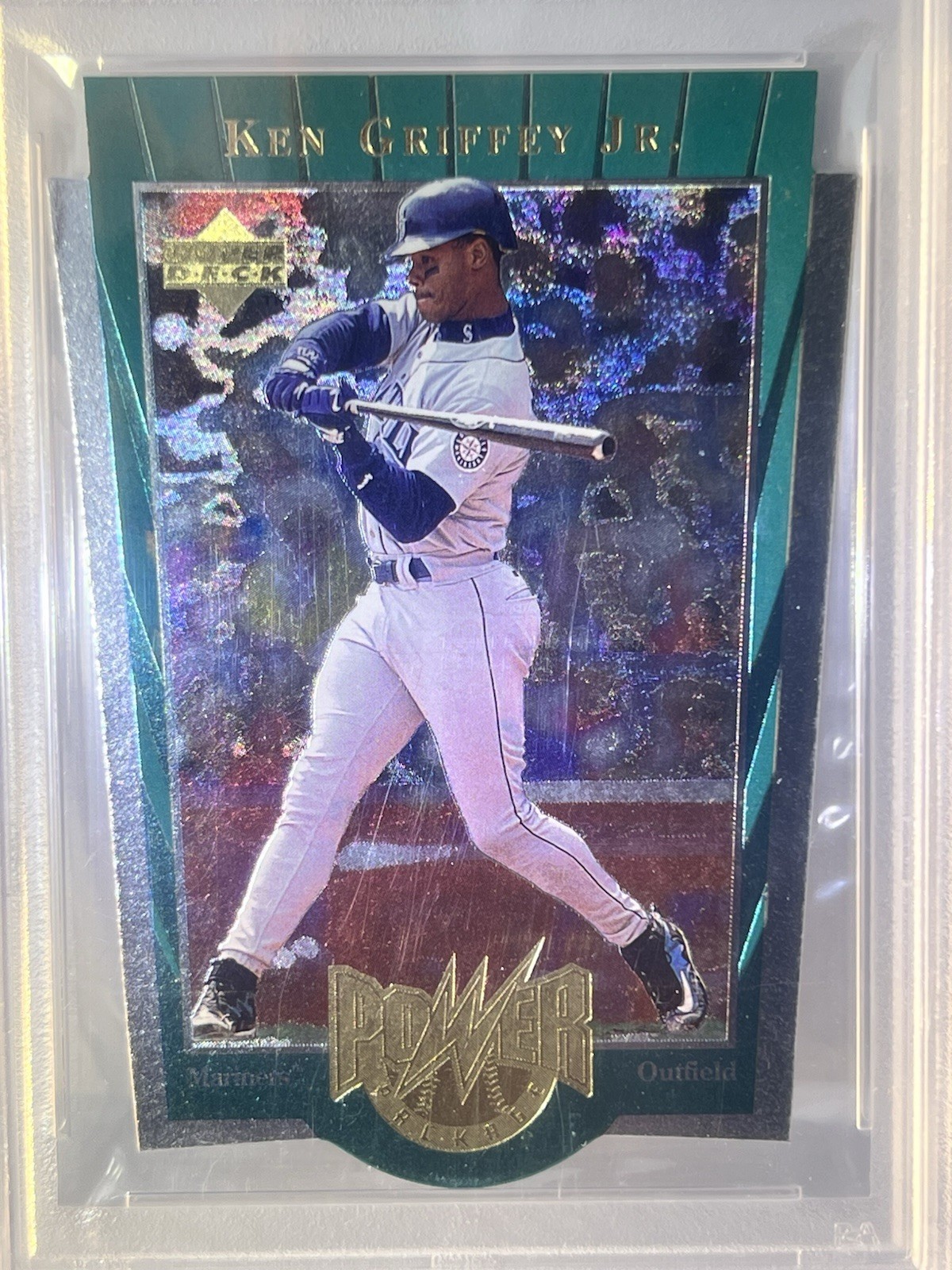 1997 Upper Deck Ken Griffey Jr Power Package Die-Cut #PP1  Mariners 💥PSA 9💥 view 2