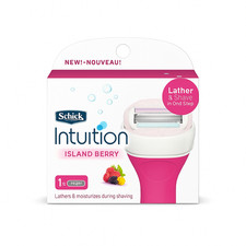 Schick Intuition Island Razor Refills 6 Ct Acai Berry Extract Women  s Shaving
