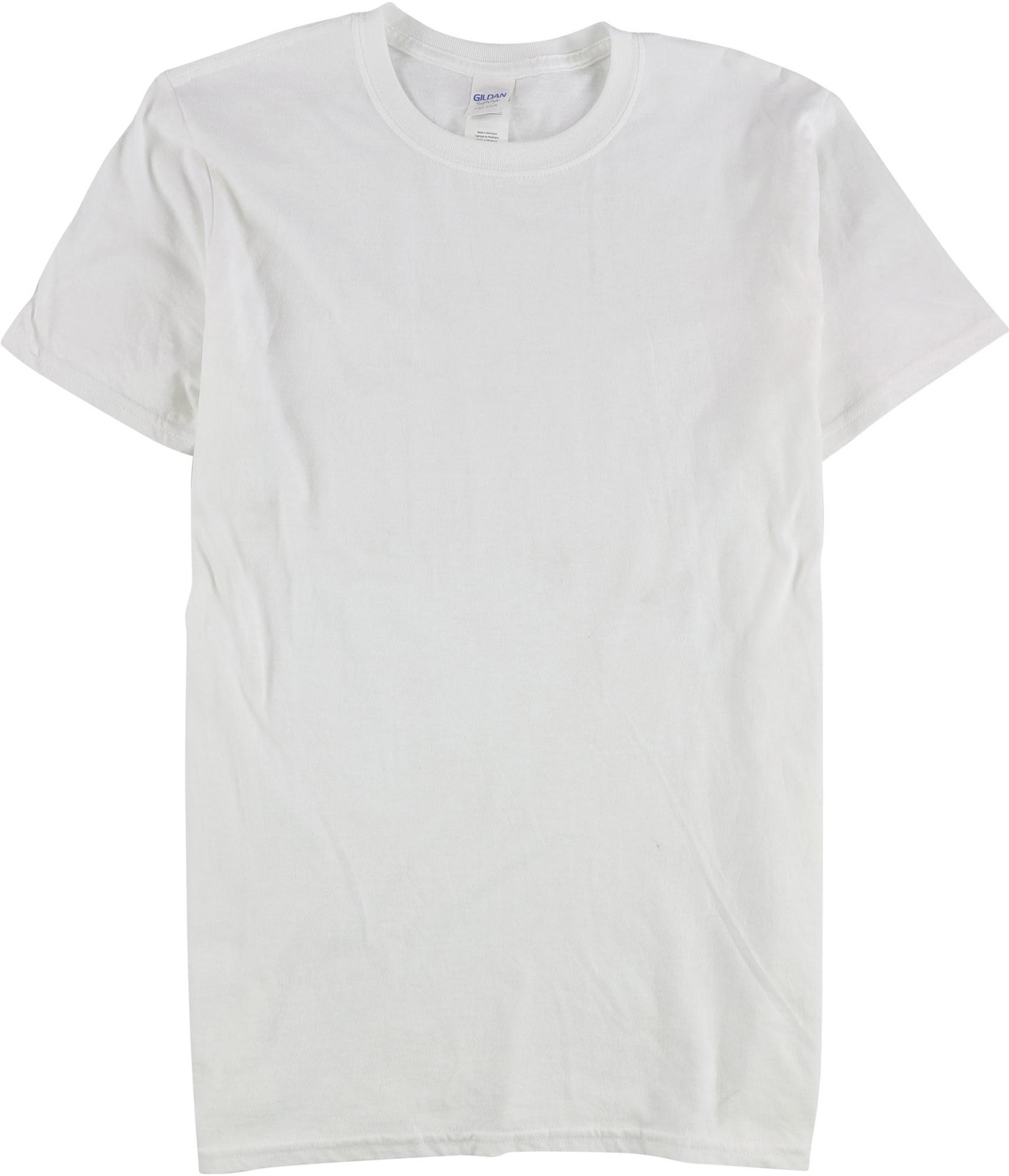 Gildan Mens Solid Basic T-Shirt, White, Medium - image 1