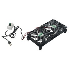 Compact 5V USB Cooling Fan with 3000 RPM Control for Electronics