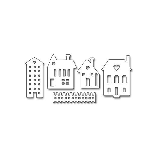 Penny Black Creative Dies - Neighborhood Love 51-293