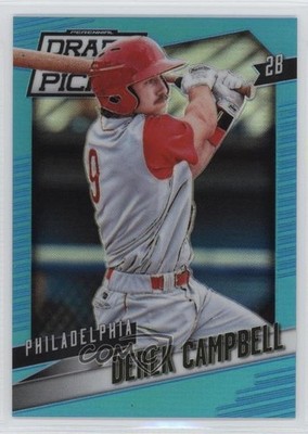2014 Panini Prizm Perennial Draft Picks Powder Blue /199 Derek Campbell #97 z6b