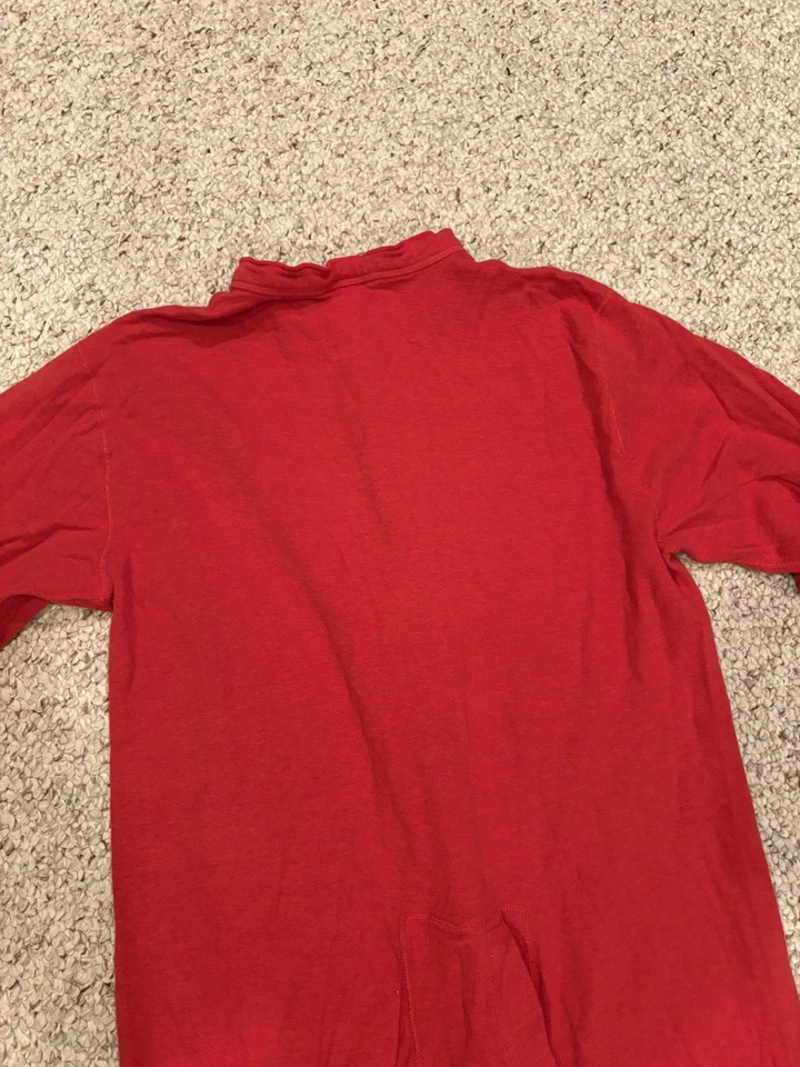 Vintage L.L. Traje Bean Red Union Ropa Interior Térmica de Una Pieza Hecho en Canadá Talla M Foto 4 de 4