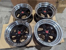 4 x Autostar GT5R 19" 9.5" 10.5" ET22 alloys fits 350Z Skyline RX7 Supra 5x114.3