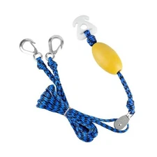 Tow Harness with Float, Boat Tow Rope for Tubing, Heavy Duty Tow Harness blue