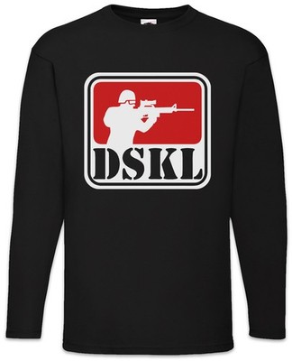 DSKL Sniper Logo Langarm T-Shirt Cyber Role Play Shadowrun RPG German League