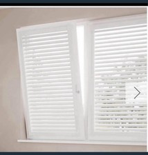 PerfectFIT Pure White Shutter Blinds – Two Pairs – NWT – RRP £350  • Sleek