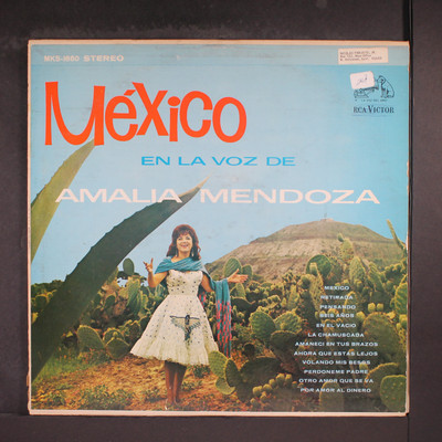 AMALIA MENDOZA: mexico en la voz de RCA 12'' LP 33 RPM