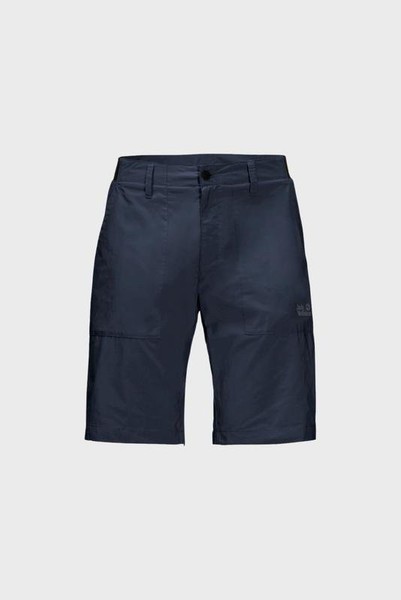 Men Jack Wolfskin Shorts Navy Polyester 38