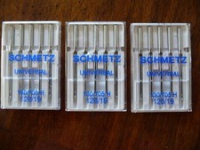 Schmetz 120/19 HEAVY DUTY UNIVERSAL Sew Machine Needles 3 pkg/5 Size 120/19NEW